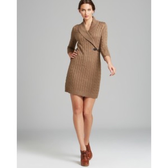 Calvin klein cable knit sweater dress Clearance